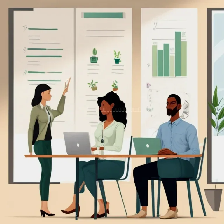 Sessão de coaching em grupo com facilitador FocoTopSer